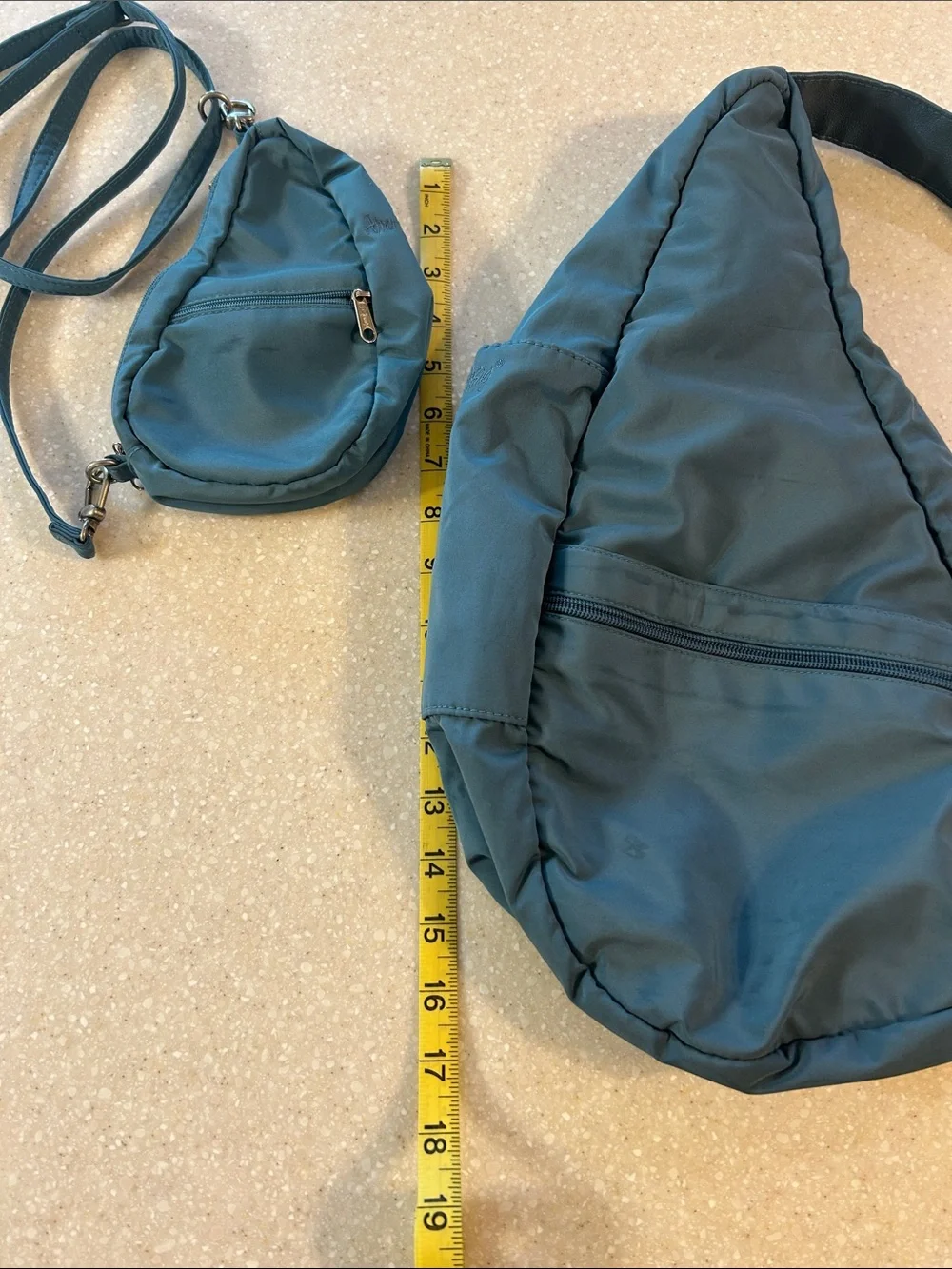 AmeriBag Healthy Back Bag and matching baglett blue - Picture 2 of 9